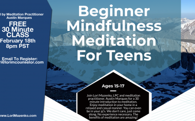 Free Meditation Class for Your Teen